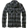 Brandit Check Shirt Black / Grey -Brandit || Mil-Tec || Condor Sales brandit wear check shirt black grey 1