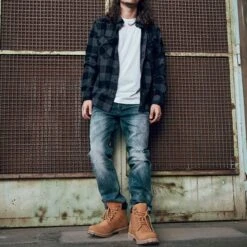 Brandit Check Shirt Black / Grey -Brandit || Mil-Tec || Condor Sales brandit wear check shirt black grey 4