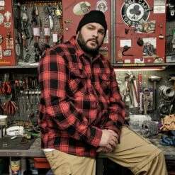 Brandit Check Shirt Red / Black -Brandit || Mil-Tec || Condor Sales brandit wear check shirt red black 3