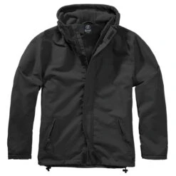 Brandit Windbreaker Front Zip Black