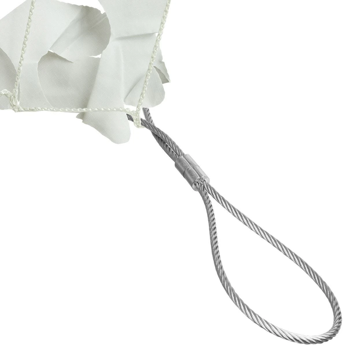 CamoSystems Shade Sail Net Broadleaf 4x6 White 6 CamoSystems Shade Sail Net Broadleaf 4x6 White - Image 4