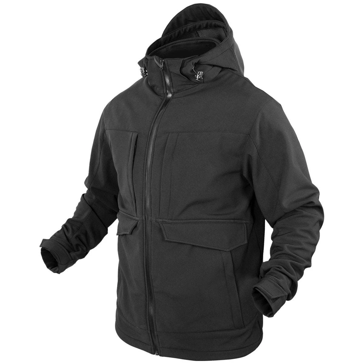 Condor Overcast Softshell Parka Black 4 Condor Overcast Softshell Parka Black - Image 2