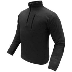 Condor 1/4 Zip Fleece Pullover Black