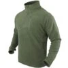Condor 1/4 Zip Fleece Pullover Olive Drab -Brandit || Mil-Tec || Condor Sales condor zip fleece pullover olive ALL 1