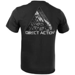 Direct Action Logo D.A. 3 T-shirt Black -Brandit || Mil-Tec || Condor Sales direct action logo da3 t shirt black 2 1