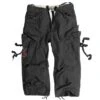 Surplus Engineer Vintage 3/4 Shorts Black -Brandit || Mil-Tec || Condor Sales engineer trousers black 11 1