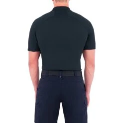 First Tactical Men's Performance Short Sleeve Polo Midnight Navy -Brandit || Mil-Tec || Condor Sales first tactical MensPerformanceShortSleevePolo MIDNIGHT NAVY ALL 2 1