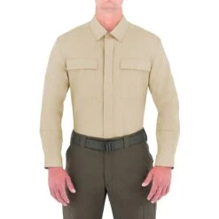 First Tactical Men's Specialist Long Sleeve BDU Shirt Khaki -Brandit || Mil-Tec || Condor Sales first tactical MensSpecialistLongSleeveBDUShirt KHAKI ALL 1 1