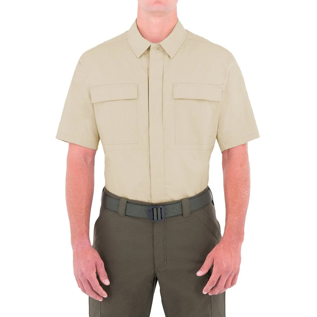 First Tactical Men's Specialist Short Sleeve BDU Shirt Khaki 4 First Tactical Men's Specialist Short Sleeve BDU Shirt Khaki - Image 2