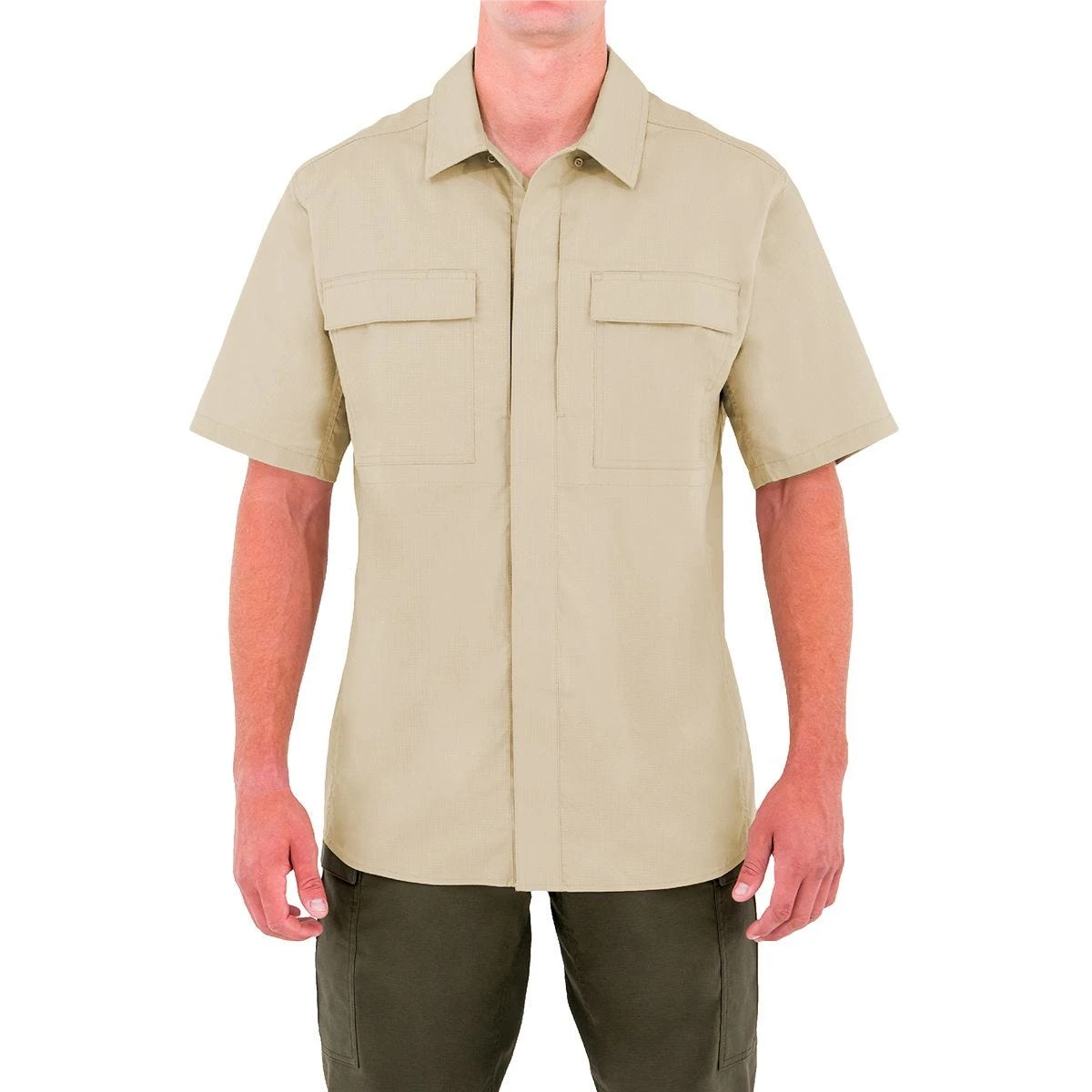 First Tactical Men's Specialist Short Sleeve BDU Shirt Khaki 6 First Tactical Men's Specialist Short Sleeve BDU Shirt Khaki - Image 4