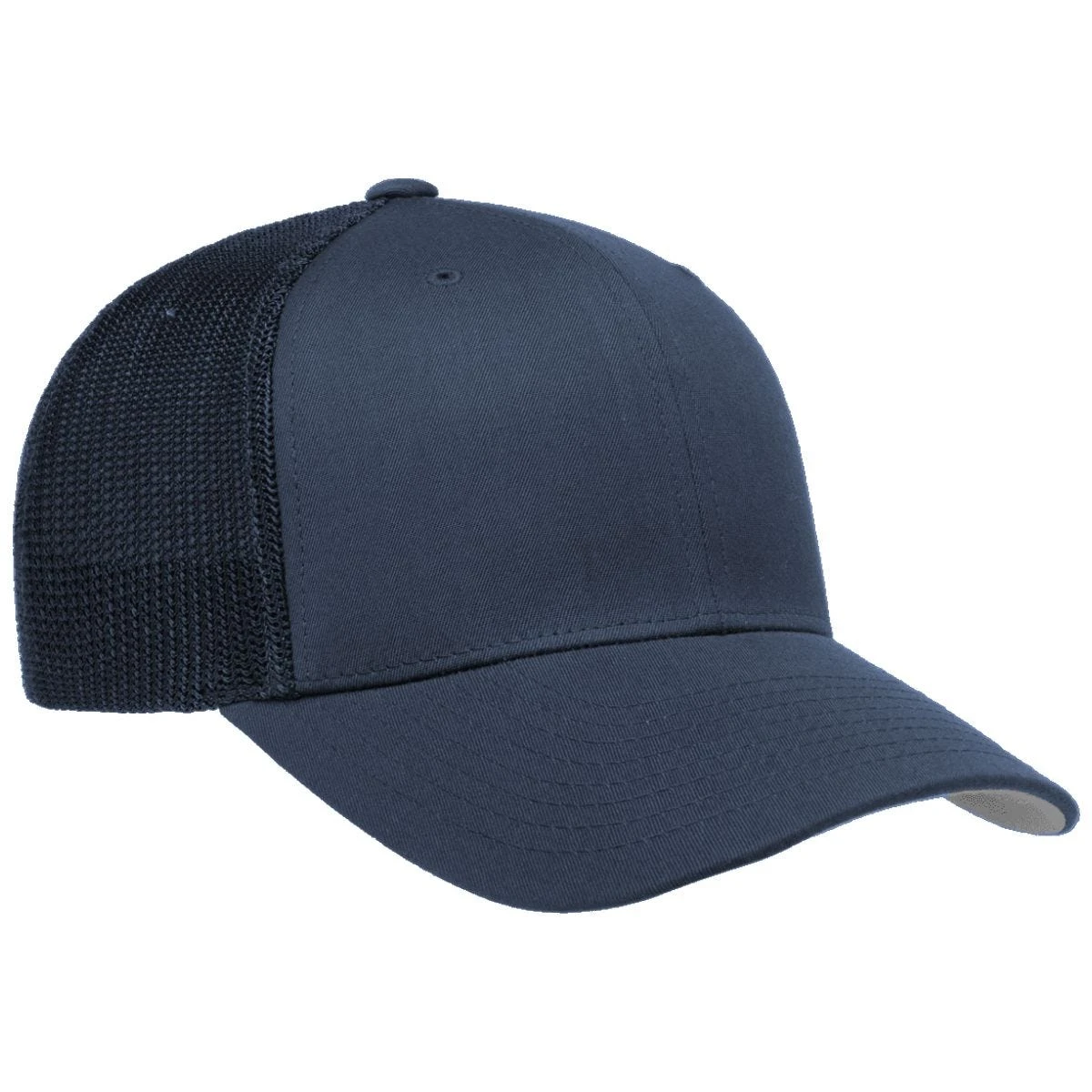 Flexfit Mesh Trucker Cap Navy 3 Flexfit Mesh Trucker Cap Navy