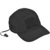 Hazard 4 PMC SS Softshell Breathable Contractor Ball Cap Black -Brandit || Mil-Tec || Condor Sales hazard4 PMC cap BLACK 1