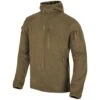 Helikon Alpha Hoodie Jacket Grid Fleece Coyote -Brandit || Mil-Tec || Condor Sales helikon alpha hoodie jacket coyote 001 1