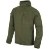 Helikon Alpha Hoodie Jacket Grid Fleece Olive Green -Brandit || Mil-Tec || Condor Sales helikon alpha hoodie jacket olive green 001 1