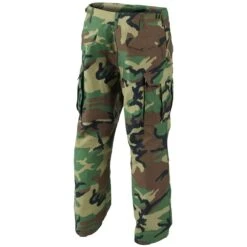 Helikon M65 Combat Trousers Woodland -Brandit || Mil-Tec || Condor Sales helikon m65 trousers woodland 2