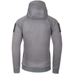 Helikon Urban Tactical Hoodie Full Zip Melange Grey -Brandit || Mil-Tec || Condor Sales helikon urban tactical hoodie melange grey 002 4