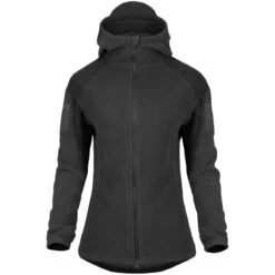 Helikon Womens Cumulus Heavy Fleece Jacket Black -Brandit || Mil-Tec || Condor Sales helikon womens cumulus jacket black 002 3