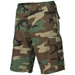 MFH US BDU Bermuda Shorts Ripstop Woodland