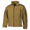 MFH Heavy Strike Fleece Jacket Coyote Tan -Brandit || Mil-Tec || Condor Sales mfh heavy strike fleece jacket coyotetan 001