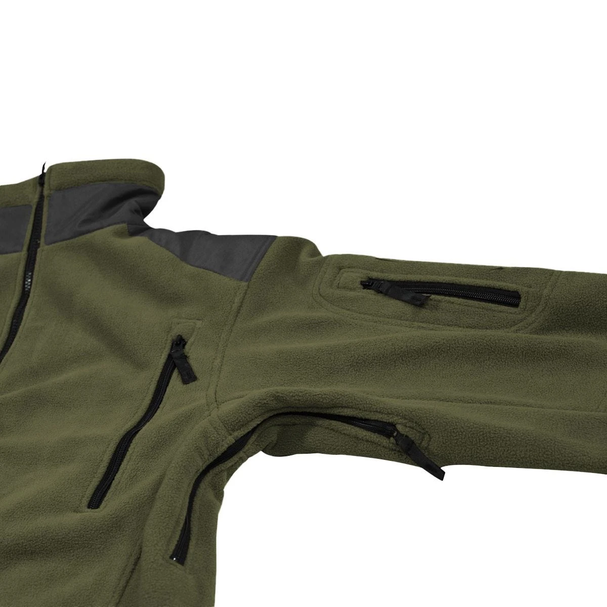 MFH Heavy Strike Fleece Jacket OD Green 5 MFH Heavy Strike Fleece Jacket OD Green - Image 3