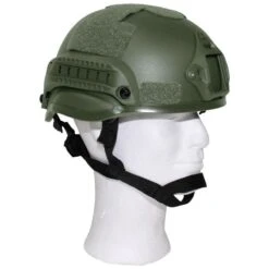 MFH US Helmet "MICH 2002" Olive -Brandit || Mil-Tec || Condor Sales mfh helmet mich od amaz 1 1
