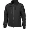 MFH High Defence Softshell Jacket Black -Brandit || Mil-Tec || Condor Sales mfh soft shell jacket high defence black 01 1