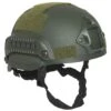 Mil-Tec US Combat "M.I.C.H. 2002" Railed Helmet Olive -Brandit || Mil-Tec || Condor Sales mil tec US MICH HELMET with RAILS OLIVE 1XX 1