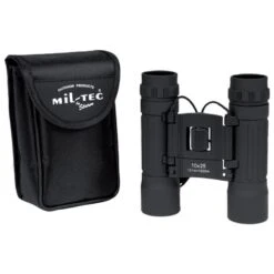 Mil-Tec Foldable Binocular 10x25 Black