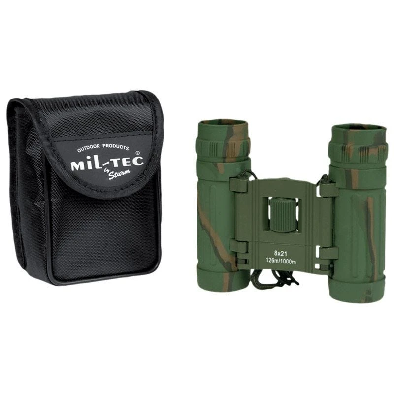 Mil-Tec Foldable Binocular 8x21 Camo 3 Mil-Tec Foldable Binocular 8x21 Camo