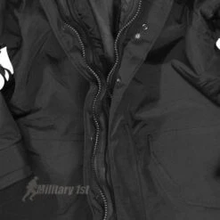 Mil-Tec ECWCS Jacket With Fleece Black -Brandit || Mil-Tec || Condor Sales mil tec ecwcs jacket black 4 1