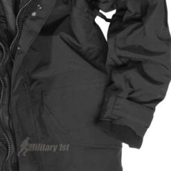 Mil-Tec ECWCS Jacket With Fleece Black -Brandit || Mil-Tec || Condor Sales mil tec ecwcs jacket black 6 1