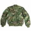 Mil-Tec MA-1 Flight Jacket Woodland 2 Mil-Tec MA-1 Flight Jacket Woodland -Brandit || Mil-Tec || Condor Sales mil tec ma1 jacket woodl amaz 1 1