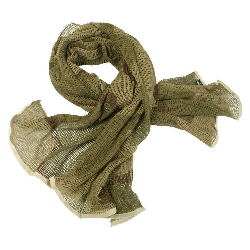 Mil-Tec Net Scarf 3-Colour Desert 3 Mil-Tec Net Scarf 3-Colour Desert