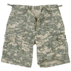 Mil-Tec US Prewashed Ripstop Bermuda Shorts ACU Digital