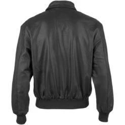 Mil-Tec A-2 Leather Flight Jacket Black 7 Mil-Tec A-2 Leather Flight Jacket Black -Brandit || Mil-Tec || Condor Sales mil tec us leather jacket black ALL 3 1