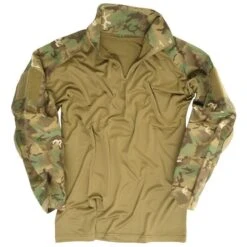 Mil-Tec Warrior Shirt With Elbow Pads Arid Woodland