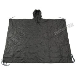 Waterproof Poncho Ripstop Black -Brandit || Mil-Tec || Condor Sales poncho black 3 1