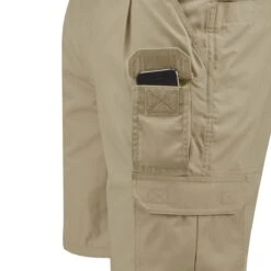 Propper Men's Tactical Shorts Khaki -Brandit || Mil-Tec || Condor Sales propper MensTacticalShort KHAKI ALL 4