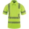 Propper I.C.E. ANSI III Men's Performance Polo Short Sleeve Hi-Viz Yellow -Brandit || Mil-Tec || Condor Sales propper icepolo ansi iii hi viz yellow 001