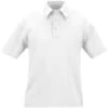 Propper I.C.E. Men's Performance Short Sleeve Polo White -Brandit || Mil-Tec || Condor Sales propper mens ice short polo white 1