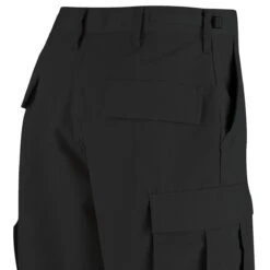 Propper BDU Shorts Polycotton Ripstop Black -Brandit || Mil-Tec || Condor Sales propper zip fly shorts black 2