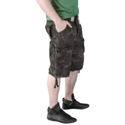 Surplus Division Shorts Black Camo -Brandit || Mil-Tec || Condor Sales surplus division shorts black camo4b