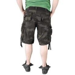 Surplus Division Shorts Black Camo -Brandit || Mil-Tec || Condor Sales surplus division shorts black camo5b
