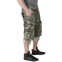 Surplus Division Shorts Woodland -Brandit || Mil-Tec || Condor Sales surplus division wood 44 1