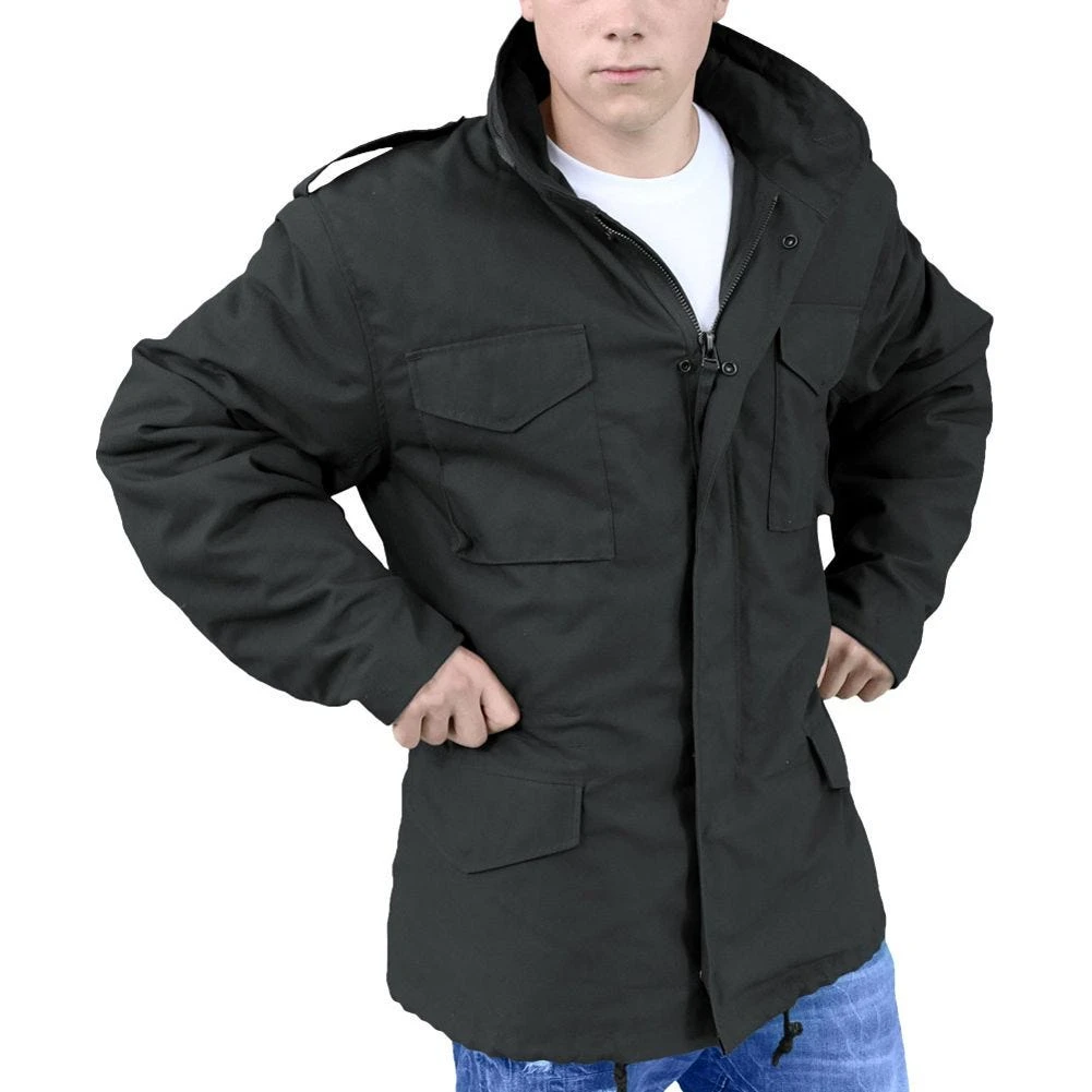 Surplus M65 Jacket Black 6 Surplus M65 Jacket Black - Image 4