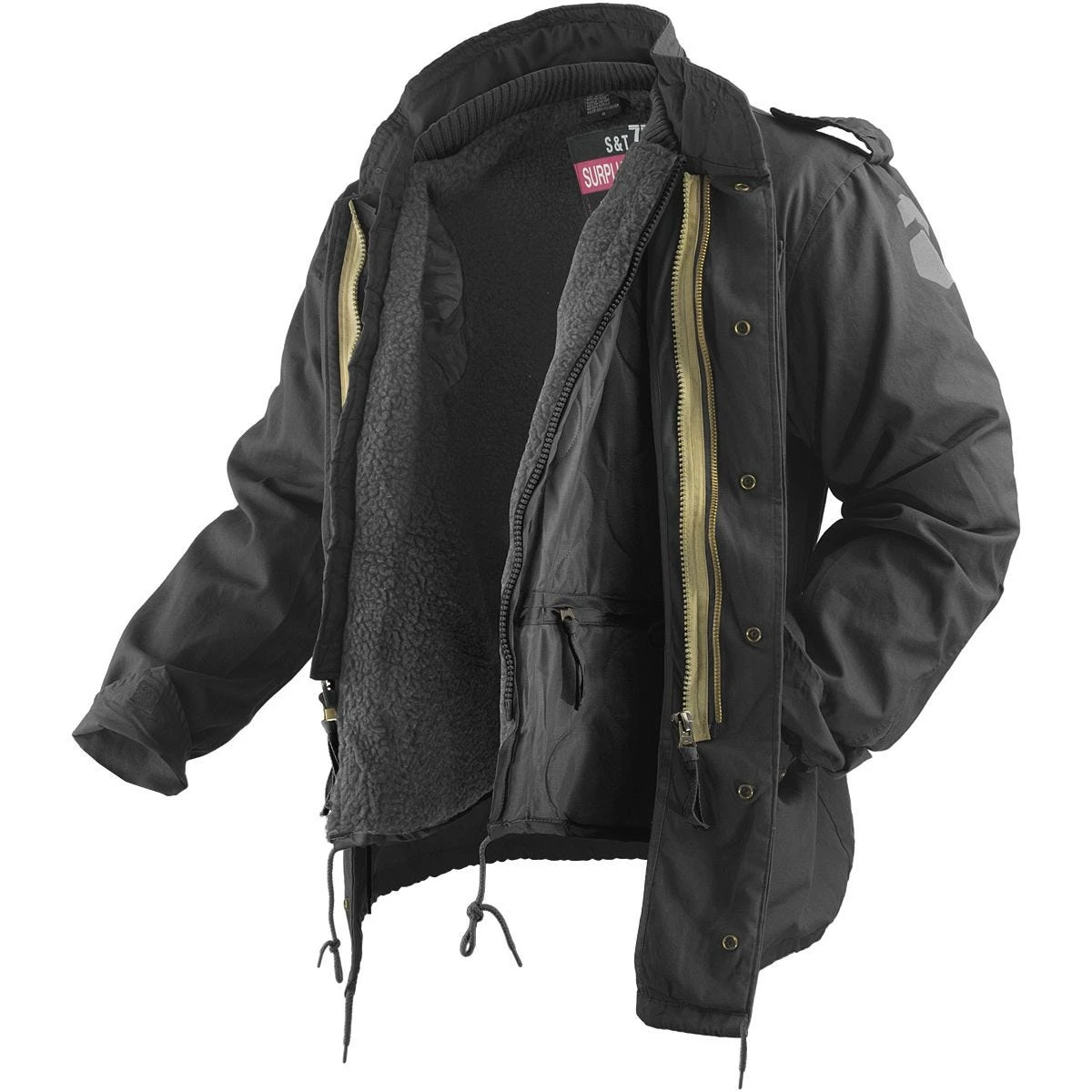 Surplus M65 Regiment Jacket Black 7 Surplus M65 Regiment Jacket Black - Image 5