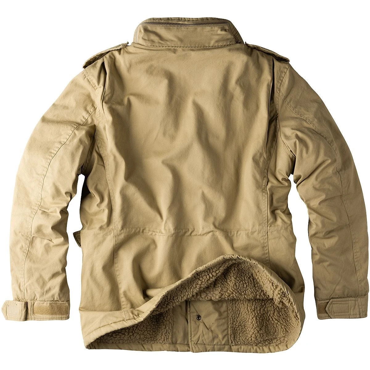 Surplus Paratrooper Winter Jacket Beige Washed 4 Surplus Paratrooper Winter Jacket Beige Washed - Image 2