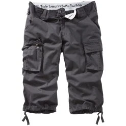 Surplus Trooper Legend 3/4 Shorts Black Washed
