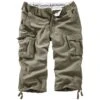 Surplus Trooper Legend 3/4 Shorts Olive Washed