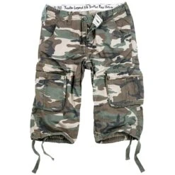 Surplus Trooper Legend 3/4 Shorts Woodland Washed